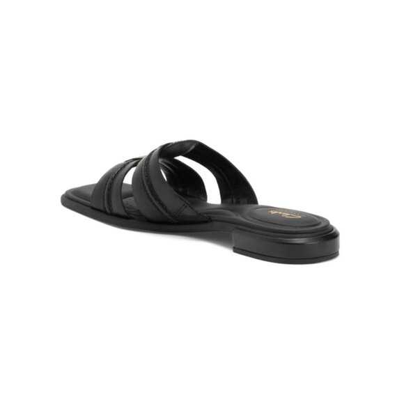 CLARKS Black Leather Ariany Mule Comfort Sandals - Picture 2 of 2